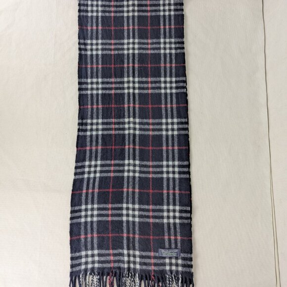 Burberry Authentic Lambswool Scarf Blue – Unisex Check – Pre-Owned – Great Deal. - Picture 4 of 7